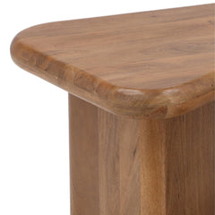 Sansa Coffee Table Set of 2 - Brown Mango Wood wood construction detail 2 - Coffee Tables by Dovetail - Whats New Furniture Portland OR