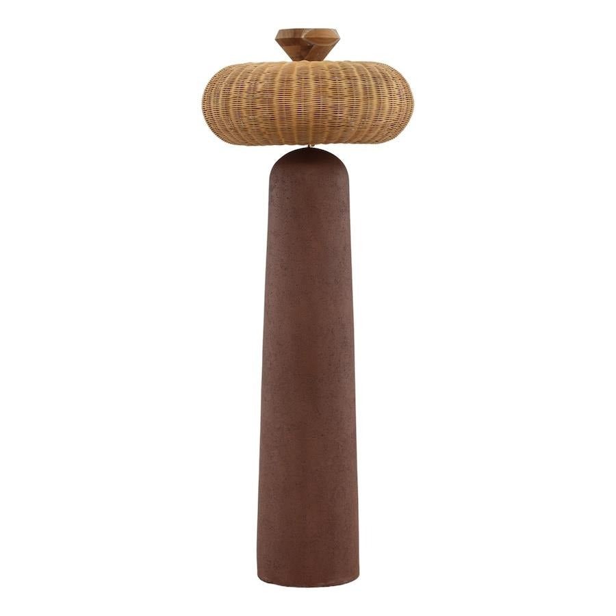 Vero Floor Lamp Terracotta by Dovetail - product view