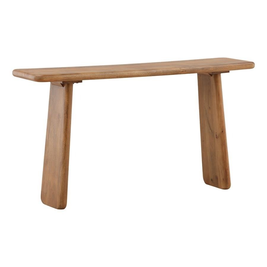 Winsor Console Brown by Dovetail - product view - Whats New Furniture Portland OR