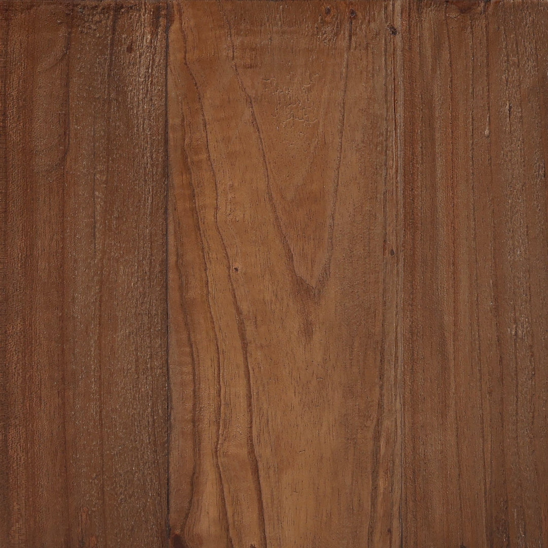 Wynne Coffee Table - Medium Brown Mindi Wood wood construction detail 1 - Coffee Tables by Dovetail - Whats New Furniture Portland OR