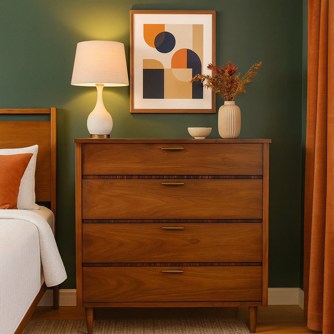 Dresser w/Nightstand set detail view 6 - Whats New Furniture - Portland, Oregon