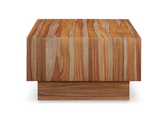 Dressonni Coffee Table in natural detail view - natural wood coffee table by Ashley - Whats New Furniture Portland OR