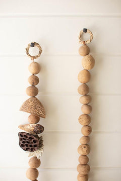 Dried Gourd Ball Garland by Kalalou - alternate product view 3