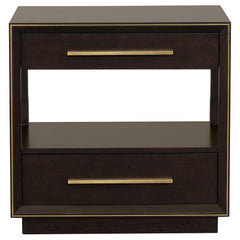 Durango 2-drawer Nightstand Smoked Peppercorn - What&
