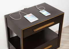 Durango 2-drawer Nightstand Smoked Peppercorn - What&
