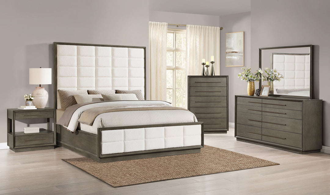 Durango Dresser Mirror Taupe Oak - What&