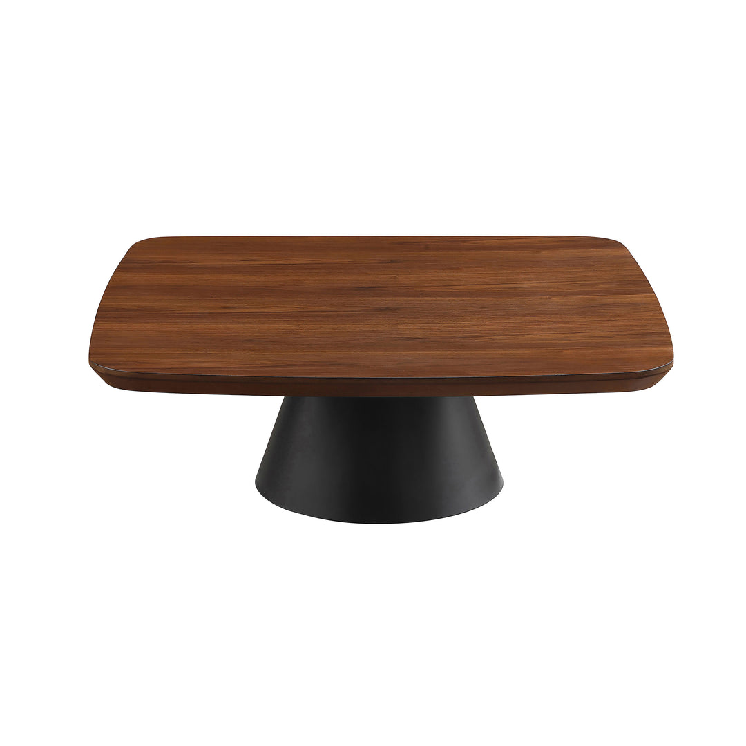 Eason 2-piece Coffee Table Set Walnut and Black - What&