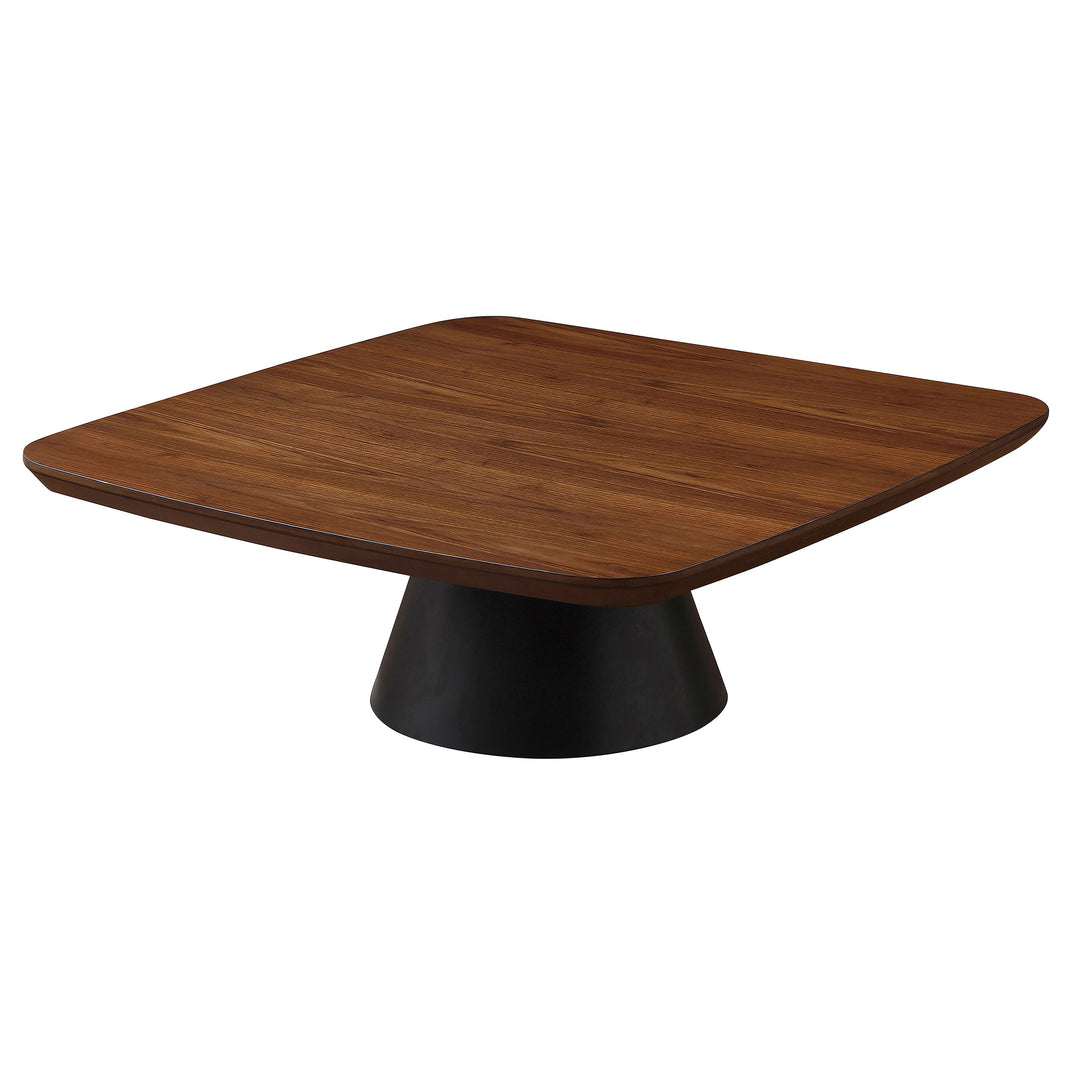Eason 2-piece Coffee Table Set Walnut and Black - What&