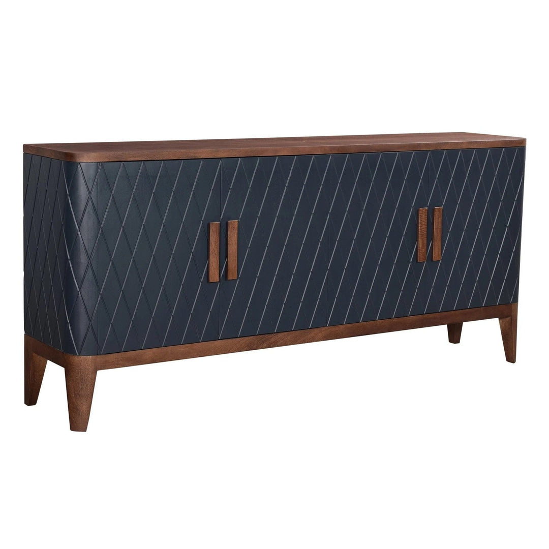 Eden Sideboard in Blackish Blue Medium Teak - mango wood sideboard by LH Imports - Whats New Furniture Portland OR