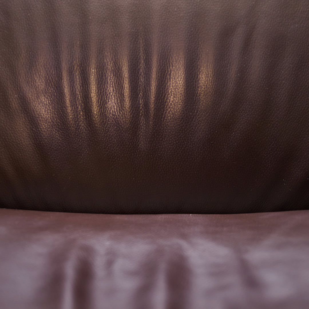 "Ekornes" Reclining Loveseat detail view 3 - Whats New Furniture - Portland, Oregon