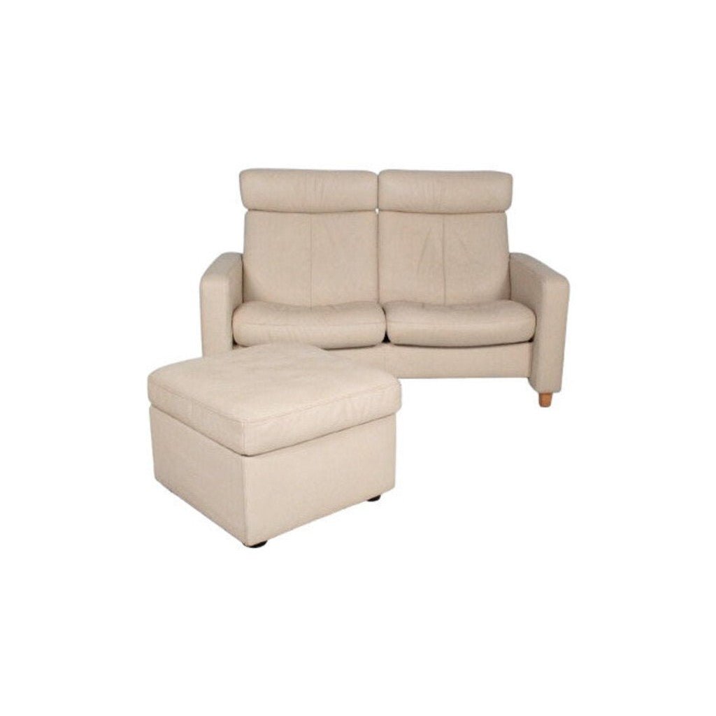 Stressless Loveseat + Ottomans - Whats New Furniture - Portland, Oregon