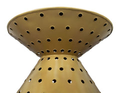 Electron Coffee Table in Gold top view - gold coffee table by Zuo - Whats New Furniture Portland OR