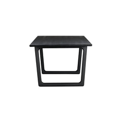 Elixir Dining Table in Black side angle - solid oak dining table by LH Imports - Whats New Furniture Portland OR