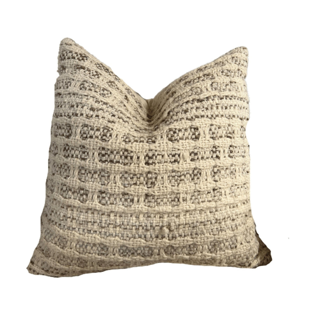 Ivory Knitted Throw Pillow - What's New Furniture Portland Oregon