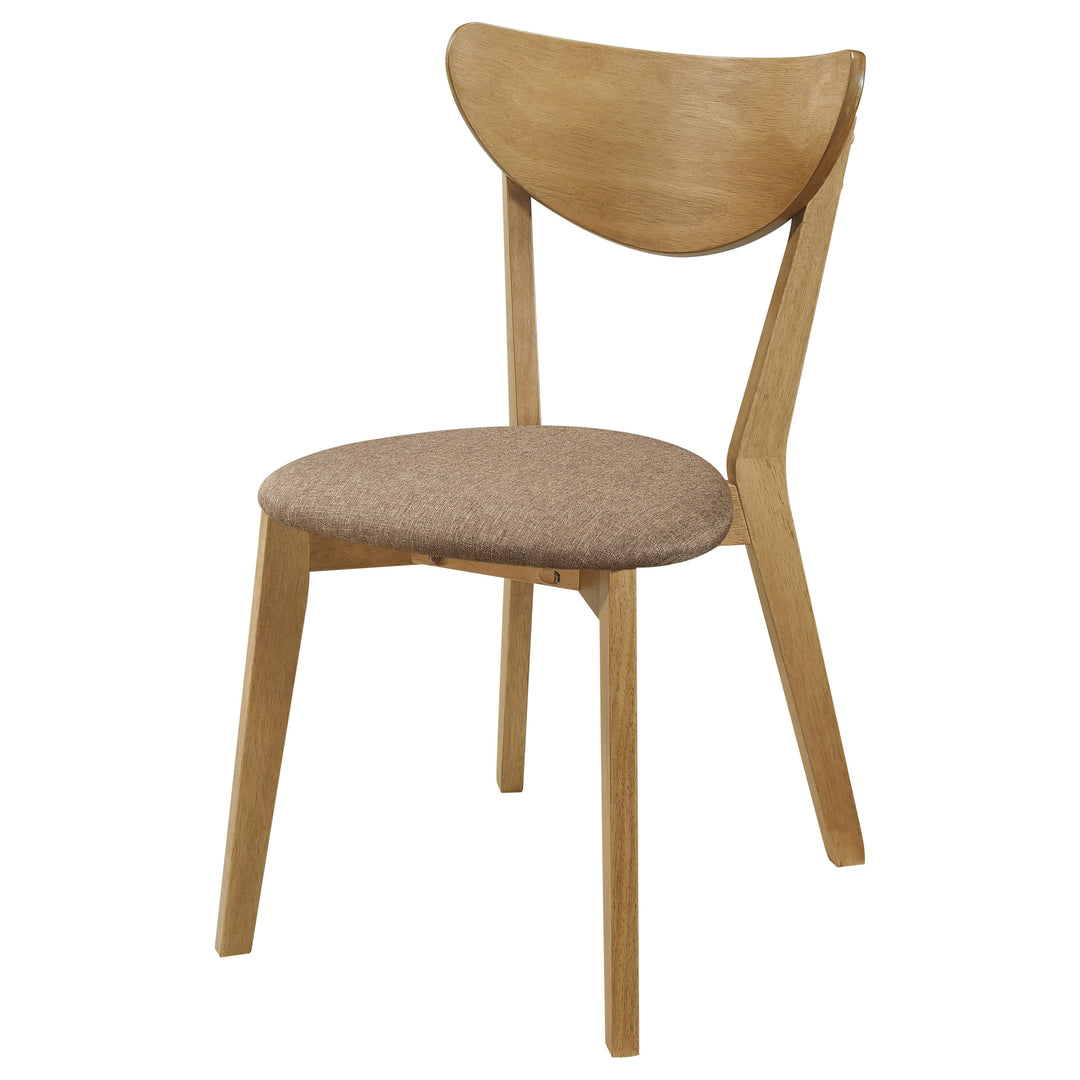 Elowen Wood Dining Side Chair Light Walnut (Set of 2) - What&