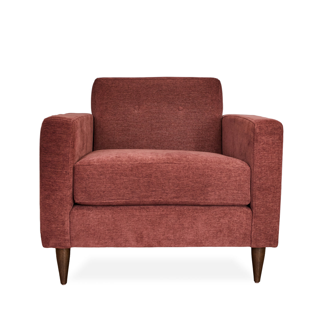 Elroy Accent Chair in Serenity Cinnamon - custom upholstered accent chair by Stylus - Whats New Furniture Portland OR