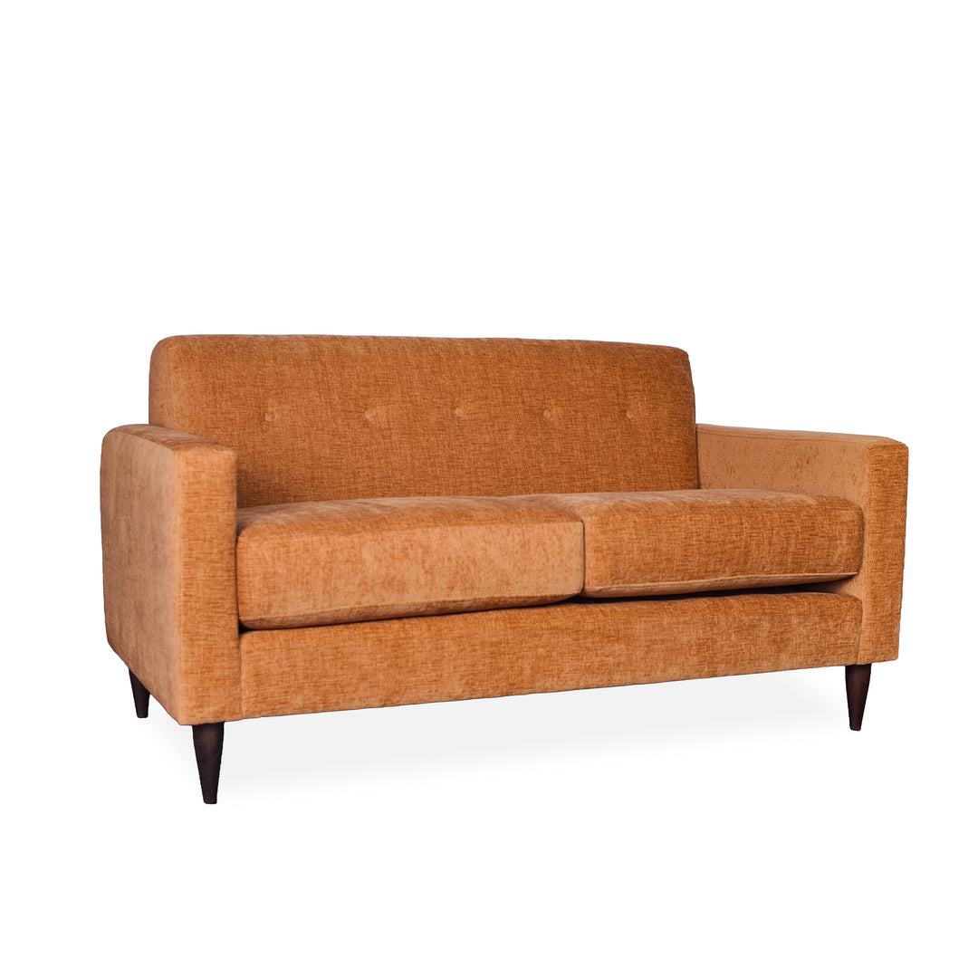 Elroy Loveseat in Nile Pumpkin front angle - loveseat by Stylus - Whats New Furniture Portland OR