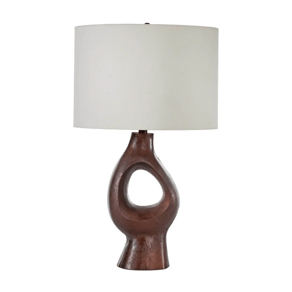 Ember Table Lamp in Bronze - bronze table lamp by LH Imports - Whats New Furniture Portland OR
