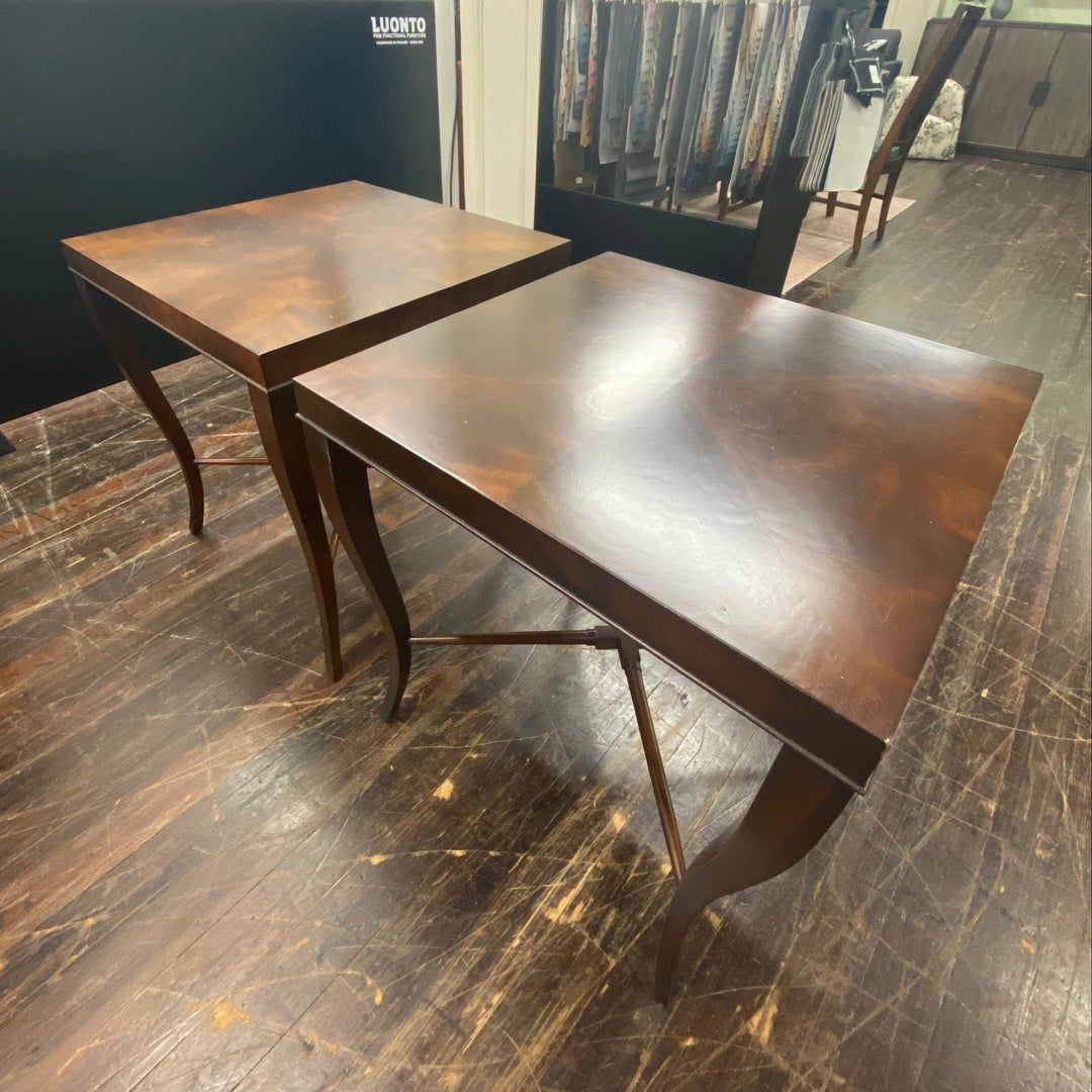 Walnut Side Tables (Pair) - Whats New Furniture - Portland, Oregon