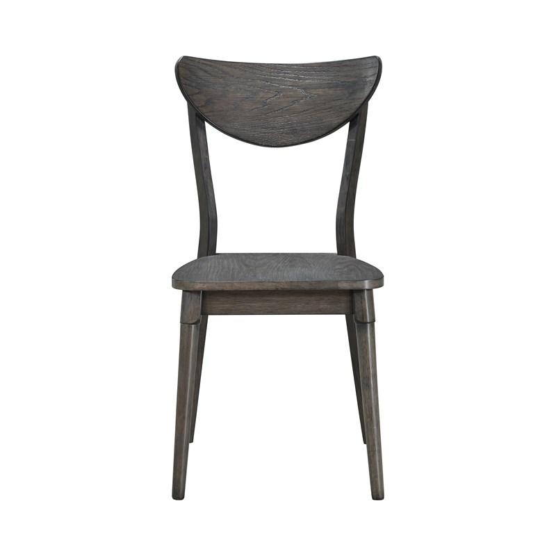 Eureka Dining Chair in Dark Grey - bentwood dining chair by Coaster - Whats New Furniture Portland OR