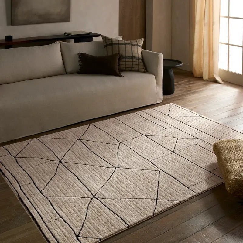 Eva Power Loomed Rug detail view - Whats New Furniture - Portland, Oregon