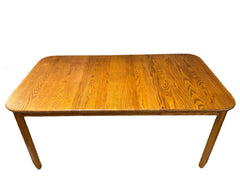 Vintage Oak Dining Table with 6 Chairs - Whats New Furniture - Portland, Oregon