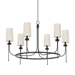 Calder 6-Light Chandelier, Forged Iron by Troy Lighting - product view