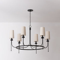Calder 6-Light Chandelier, Forged Iron by Troy Lighting - view 3