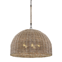 Huxley 5-Light Pendant, Textured Bronze by Troy Lighting - product view