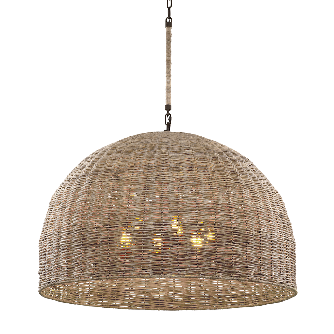 Huxley 6-Light Chandelier, Textured Bronze by Troy Lighting - product view