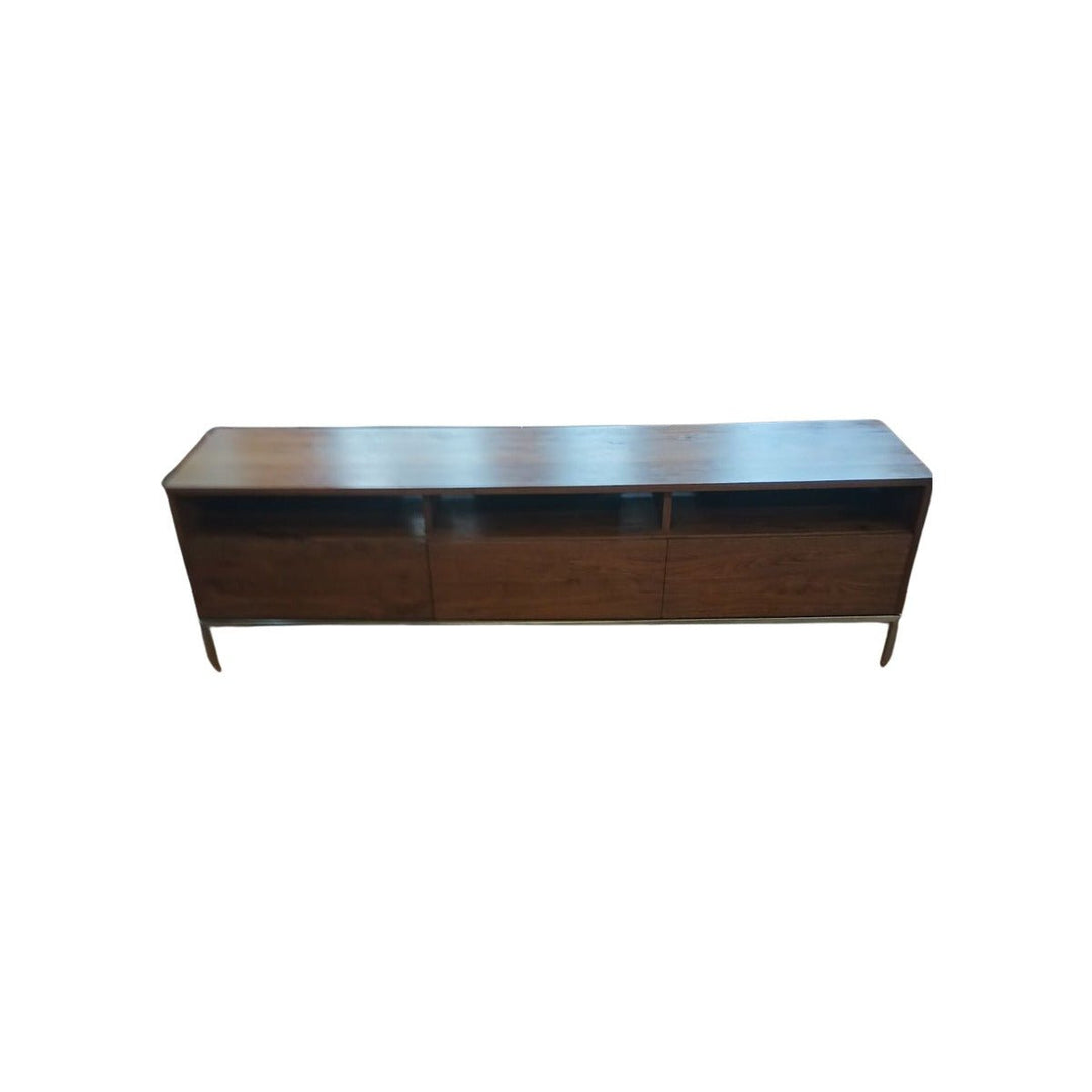 Walnut Mid-Century Console - view 2