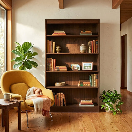 Dark Walnut Bookcase - view 5