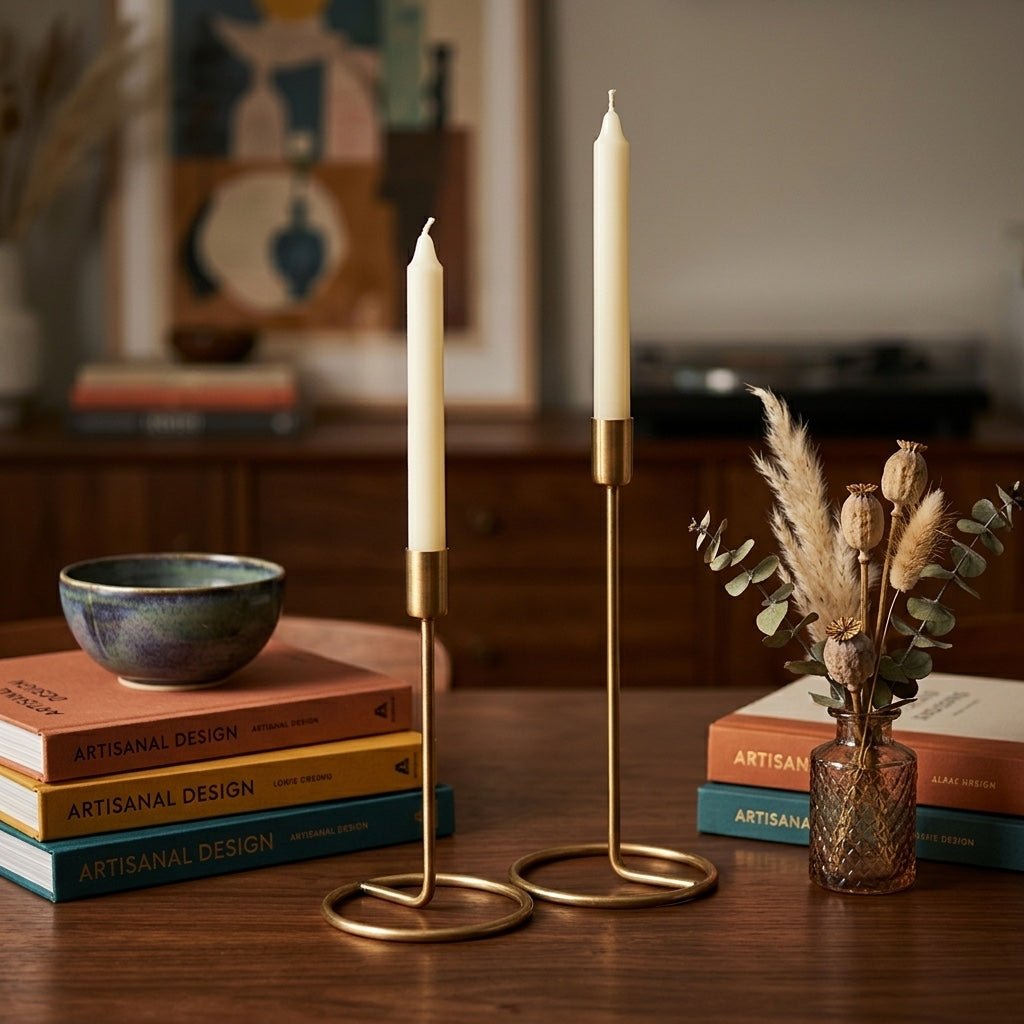 Large Primrose Candle Stick - Lifestyle - What&