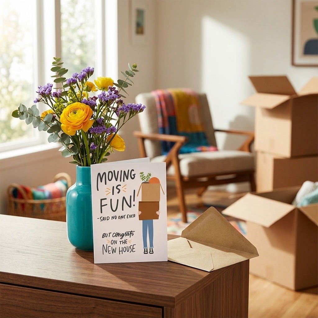 Moving Is Fun - Funny Housewarming Card - Lifestyle - What&