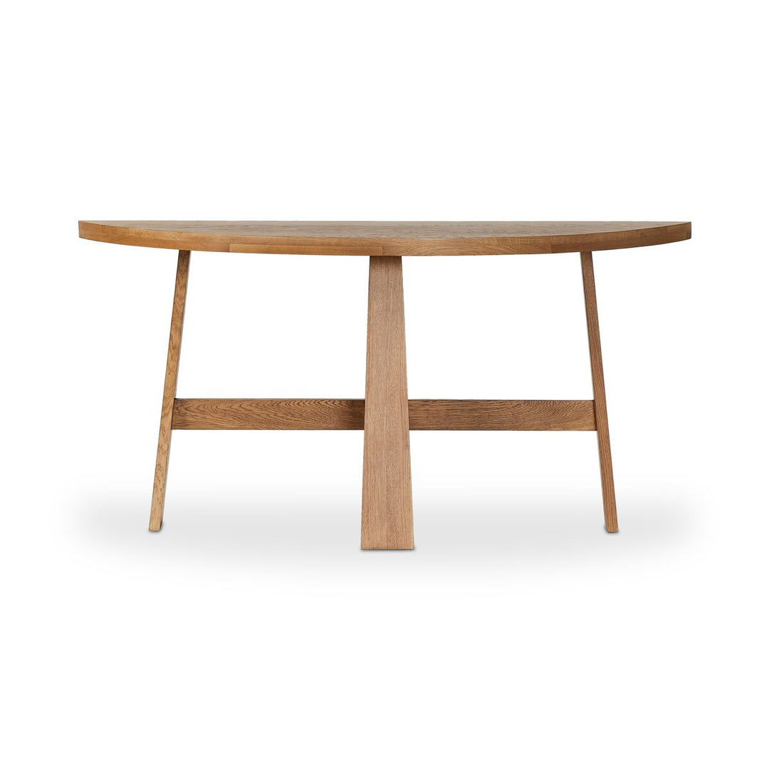 Fara Console Table Light Brown Oak - Console Table by Four Hands - What&