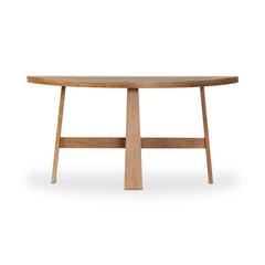 Fara Console Table Light Brown Oak - Console Table by Four Hands - What&