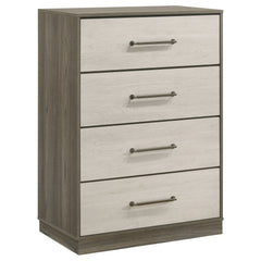 Fenwick 4-drawer Chest of Drawers Grey Oak - What&