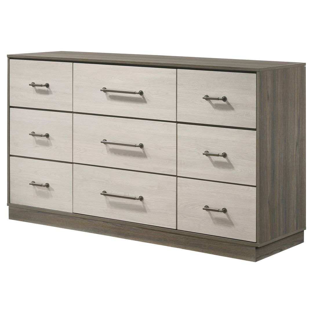 Fenwick 9-drawer Dresser Grey Oak - What&