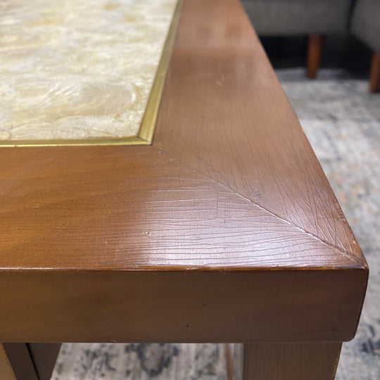 Shell Inlay Coffee Table - Whats New Furniture - Portland, Oregon