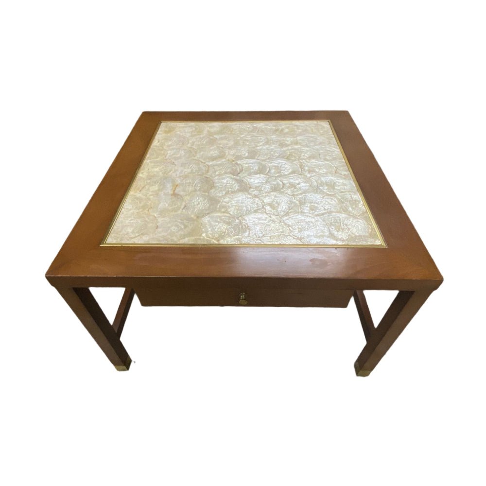 Shell Inlay Coffee Table - Whats New Furniture - Portland, Oregon
