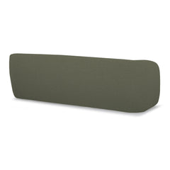 Finn 3-Seater Sofa in Pasha Army fabric - back view - mid-century modern sofa - Whats New Furniture Portland OR