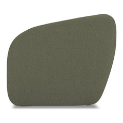 Finn 3-Seater Sofa in Pasha Army fabric - side profile - mid-century modern sofa - Whats New Furniture Portland OR