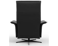 Finn Large Power Recliner w/Battery in leather alternate angle - Norwegian power recliner by Fjords - Whats New Furniture Portland OR