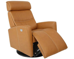 Fjords Milan Quickship Large Recliner, AL Brown by Fjords detail view 2 - Whats New Furniture Portland OR