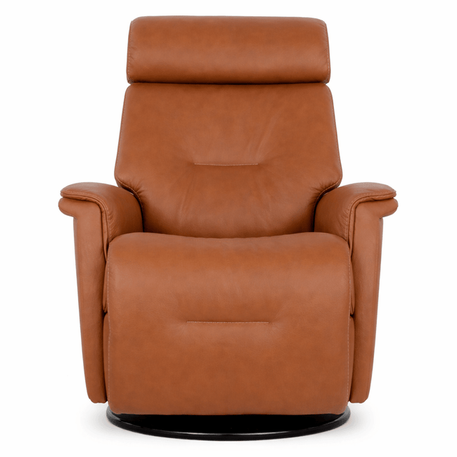 Rome Power Recliner - side angle - mid-century modern chairs - Whats New Furniture Portland OR