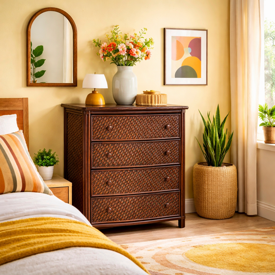 Woven 4 Drawer Chest - Whats New Furniture - Portland, Oregon