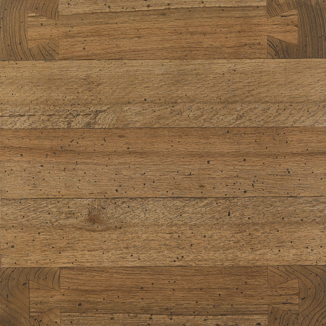 Abaso End Table in Rustic Wormwood Oak detail view - Whats New Furniture Portland OR