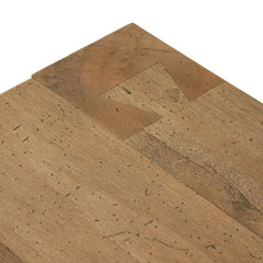 Abaso Rectangular Coffee Table in Rustic Wormwood Oak detail view 5 - Whats New Furniture Portland OR