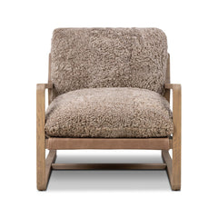 Ace Chair Taupe Shearling