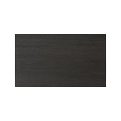 Adolfo Nightstand in Modern Black Ash lifestyle view beside a bed - Whats New Furniture Portland OR